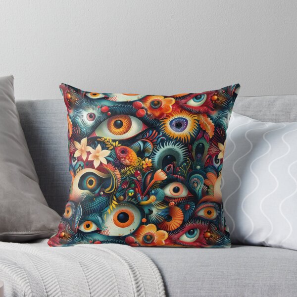 Item preview, Fantastical Eye-Catching Creatures Seamless Pattern designed and sold by digitalvintage.