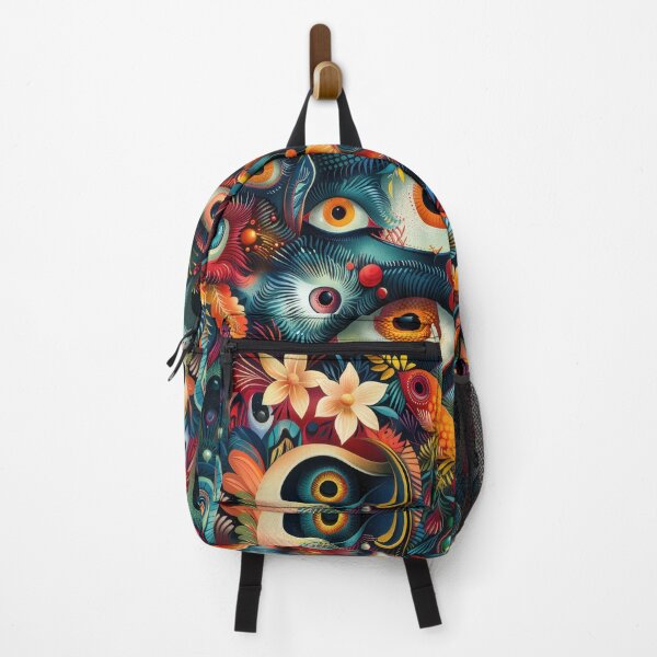 Item preview, Fantastical Eye-Catching Creatures Seamless Pattern designed and sold by digitalvintage.