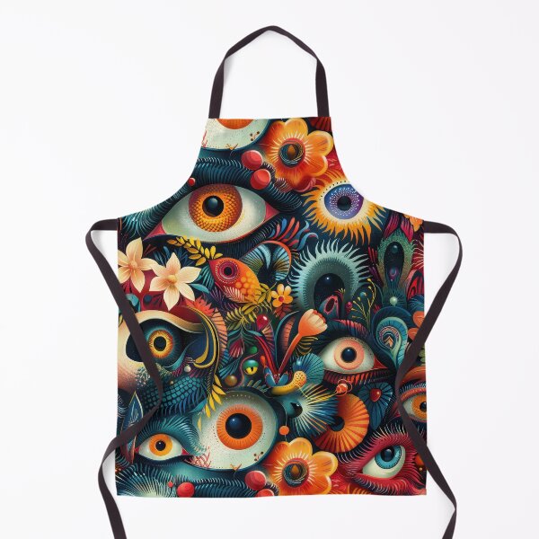 Item preview, Fantastical Eye-Catching Creatures Seamless Pattern designed and sold by digitalvintage.