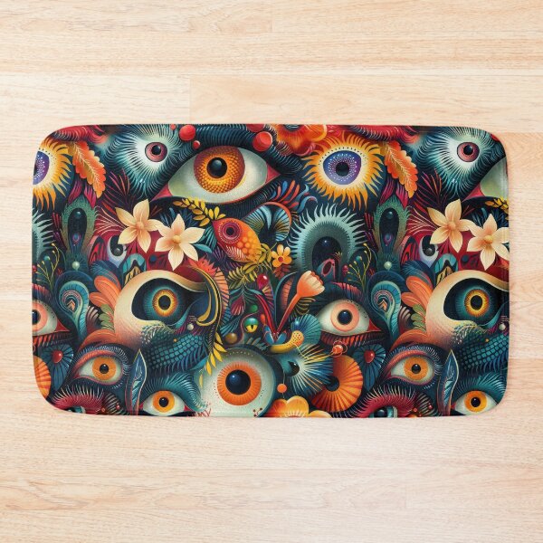 Item preview, Fantastical Eye-Catching Creatures Seamless Pattern designed and sold by digitalvintage.