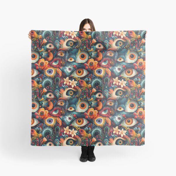 Item preview, Fantastical Eye-Catching Creatures Seamless Pattern designed and sold by digitalvintage.