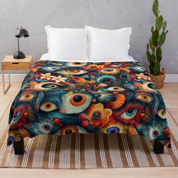 Item preview, Fantastical Eye-Catching Creatures Seamless Pattern designed and sold by digitalvintage.