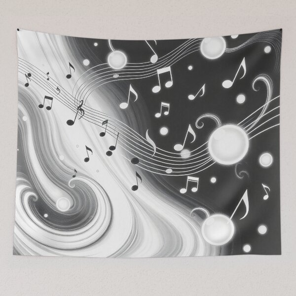Item preview, Music pattern #160 designed and sold by Kaleidoscope Print.