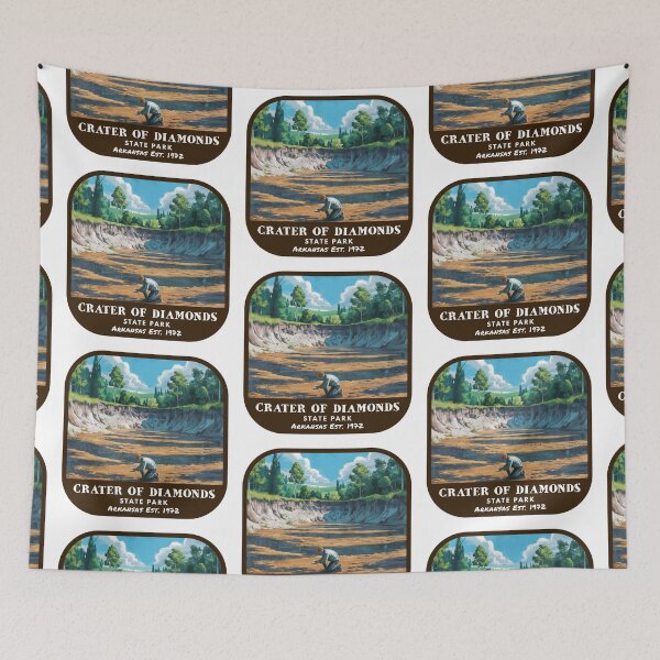 Item preview, Vintage Crater of Diamonds State Park (Arkansas State Park) designed and sold by RabbitK.
