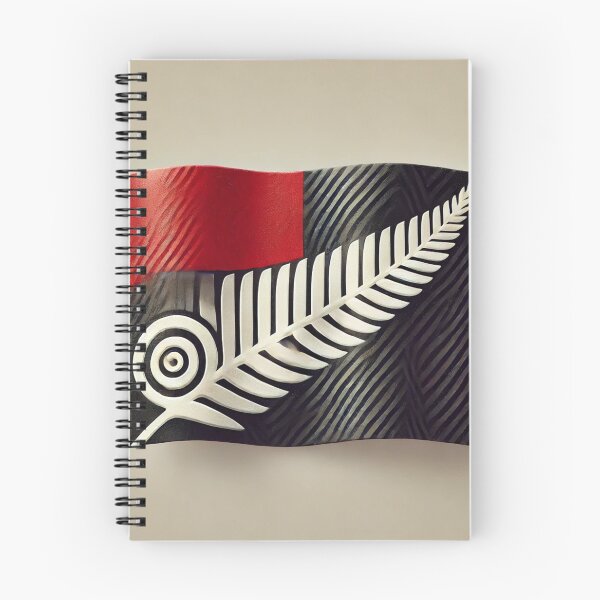 Item preview, Reinterpreation of Maori flag 2 designed and sold by MauTeRangimarie.