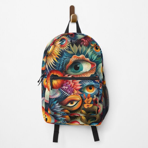 Item preview, Fantastical Eye-Catching Creatures Seamless Pattern designed and sold by digitalvintage.