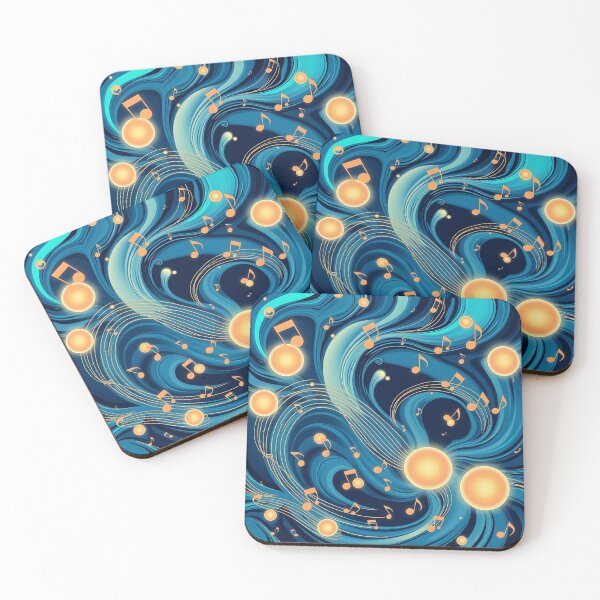 Item preview, Music pattern #166 designed and sold by Kaleidoscope Print.