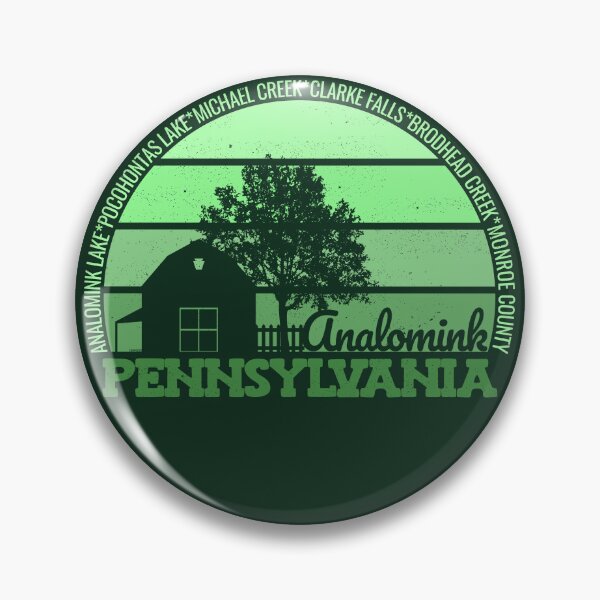 Item preview, Anolomink Pennsylvania Sunset Retro Vintage Local Pride Logo designed and sold by CRHPOD20.