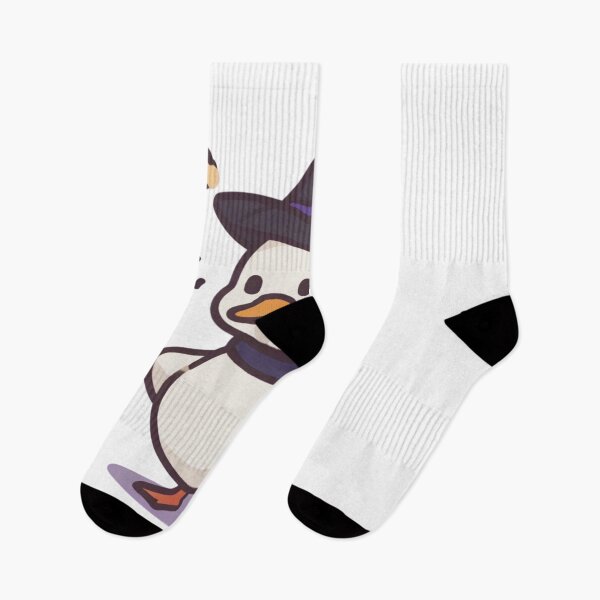 Item preview, Minimalist Witch Duck - Cute Halloween Art designed and sold by Spicex2.
