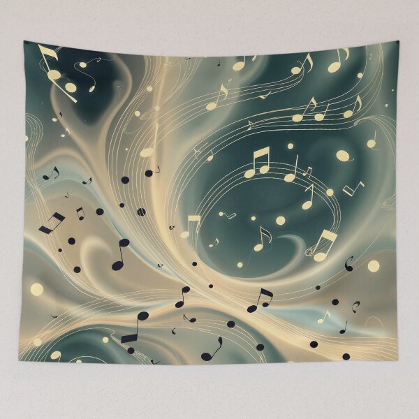 Item preview, Music pattern #170 designed and sold by Kaleidoscope Print.