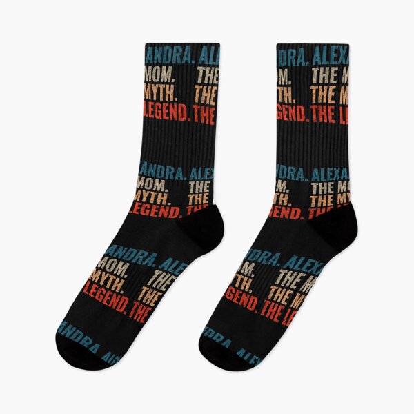 Item preview, Alexandra The Mom The Myth The Legend Alexandra Name Retro 70s distress designed and sold by Teelogic.