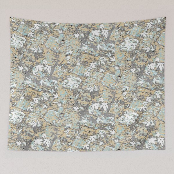 Item preview, leaves on cobble stones Sarlat France designed and sold by Brett Thompson.