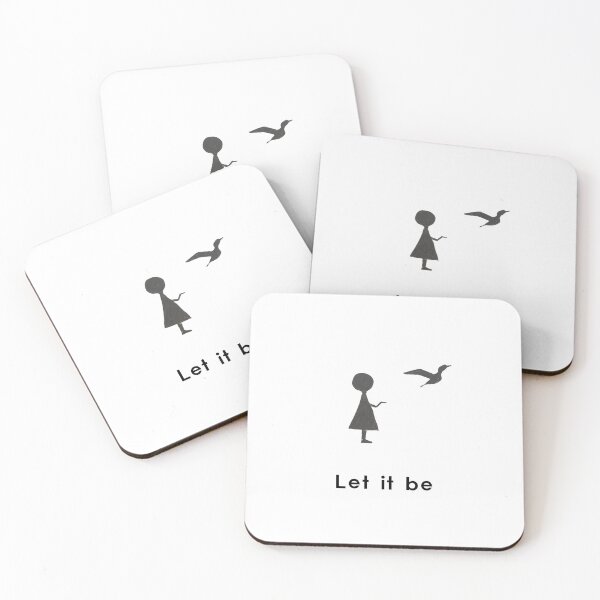 Item preview, Let it be. motivational posters, positive posters, inspirational wall art, good morning quotes, motivational wall art designed and sold by Mysteryplace.