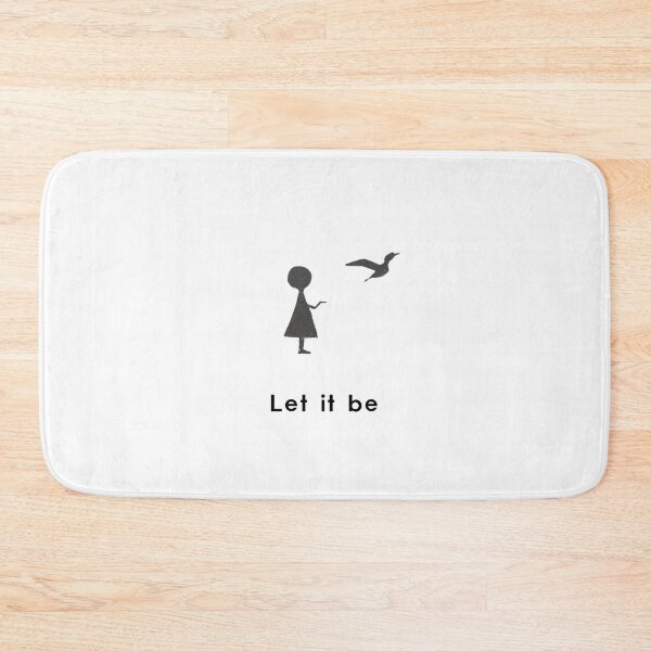 Item preview, Let it be. motivational posters, positive posters, inspirational wall art, good morning quotes, motivational wall art designed and sold by Mysteryplace.