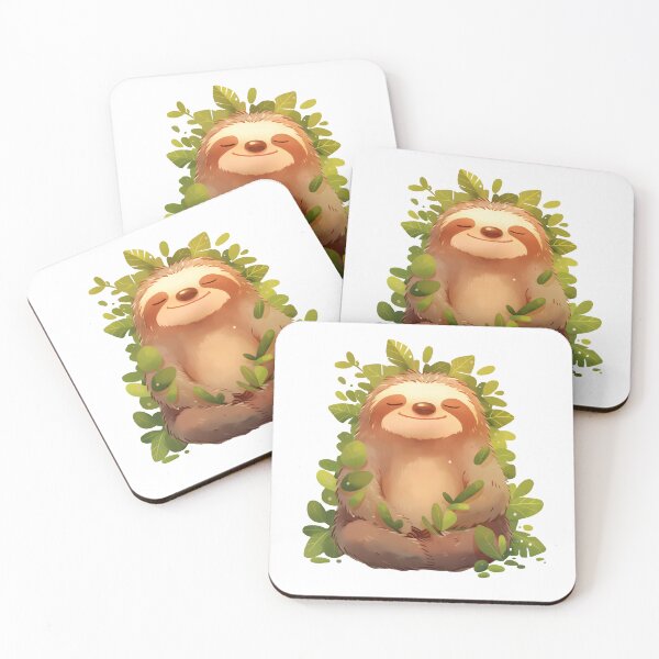 Item preview, Sloth meditating designed and sold by xiao xuans.