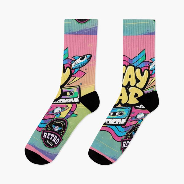 Item preview, Stay Rad Retro Vibes with Cassette Tapes and Stars designed and sold by AnuphongCH2020.