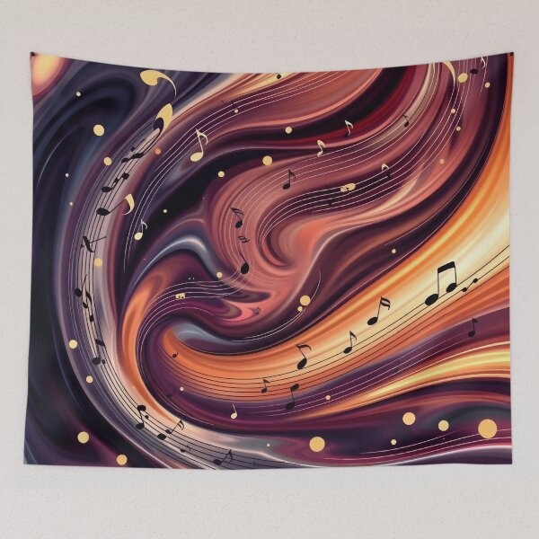Item preview, Music pattern #173 designed and sold by Kaleidoscope Print.