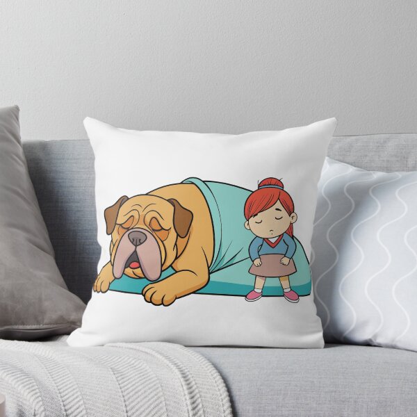 Item preview, Guardian Bullmastiff Watching Over Sleeping Child designed and sold by iwcus.