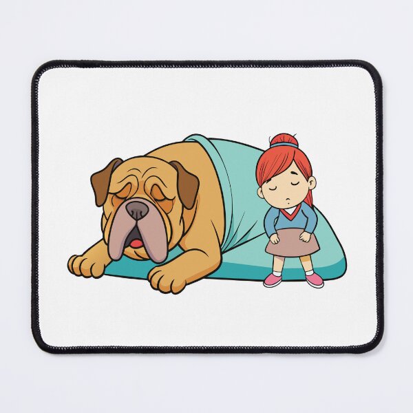 Item preview, Guardian Bullmastiff Watching Over Sleeping Child designed and sold by iwcus.
