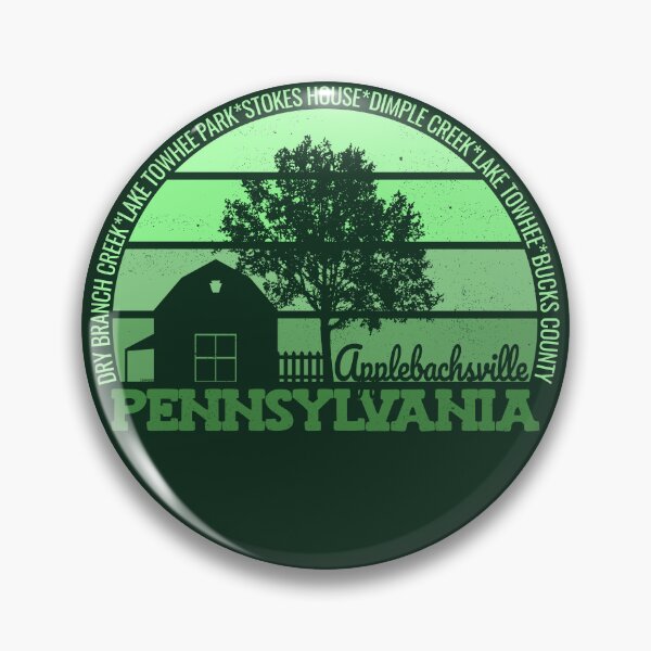 Item preview, Applebachsville Pennsylvania Sunset Retro Vintage Local Pride Logo designed and sold by CRHPOD20.