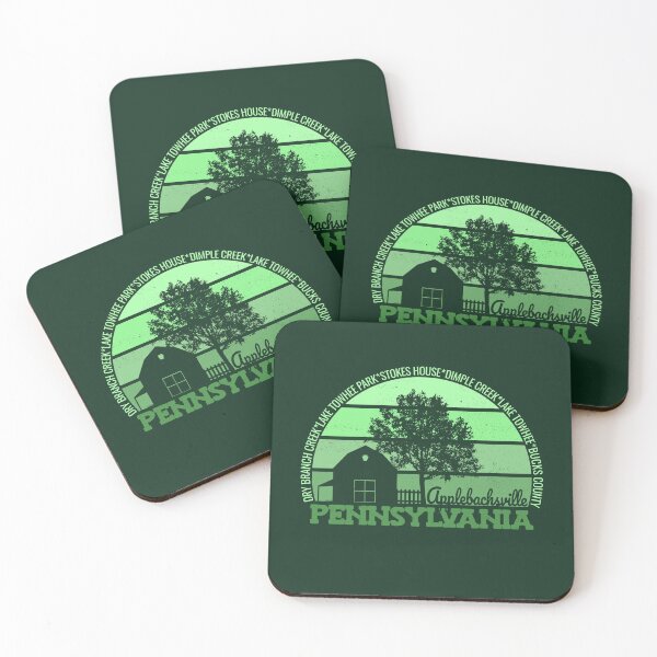 Item preview, Applebachsville Pennsylvania Sunset Retro Vintage Local Pride Logo designed and sold by CRHPOD20.
