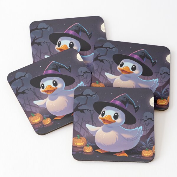 Item preview, Halloween Witch Duck - Spooky and Cute Art designed and sold by Spicex2.