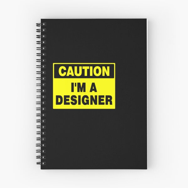 Item preview, Caution I'm A Designer, Yellow Sign designed and sold by AASparksDesigns.