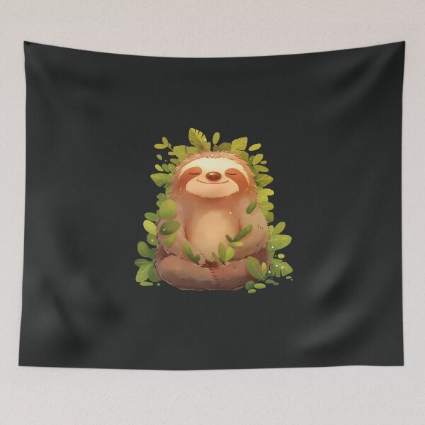 Item preview, Sloth meditating designed and sold by xiao xuans.
