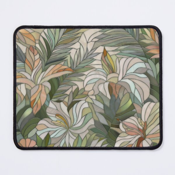 Item preview, Tropical plants Mosaic Digital Art designed and sold by k9printart.