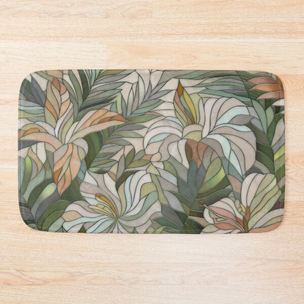 Item preview, Tropical plants Mosaic Digital Art designed and sold by k9printart.