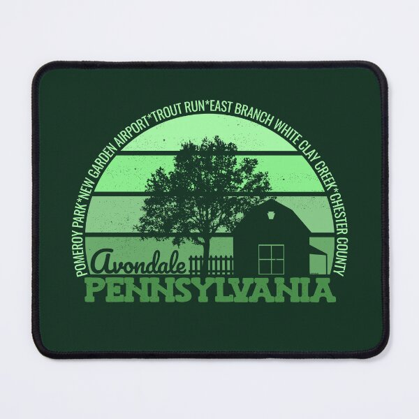 Item preview, Avondale Pennsylvania Sunset Retro Vintage Local Pride Logo designed and sold by CRHPOD20.