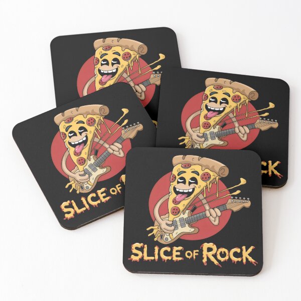 Item preview, Slice of Rock – Funny Pizza Rock Band Design designed and sold by Prime-Studio.