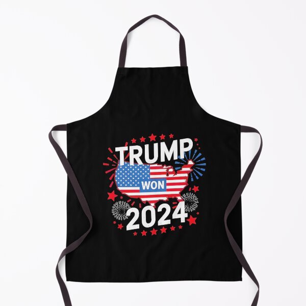 Item preview, Trump Won President 2024 American flag map designed and sold by Celestivog.