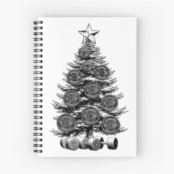 Item preview, Gym Christmas Tree Funny Fitness Workout Lifting Weights designed and sold by GrandeDuc.