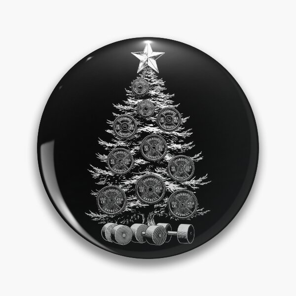 Item preview, Gym Christmas Tree Funny Fitness Workout Lifting Weights designed and sold by GrandeDuc.