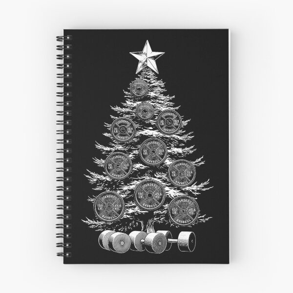 Item preview, Gym Christmas Tree Funny Fitness Workout Lifting Weights designed and sold by GrandeDuc.