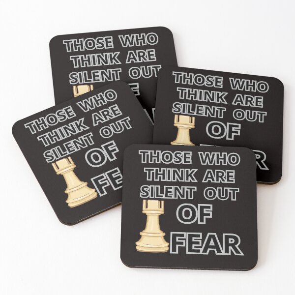 Item preview, THOSE WHO THINK ARE SILENT OUT OF FEAR designed and sold by Tadeusz1.