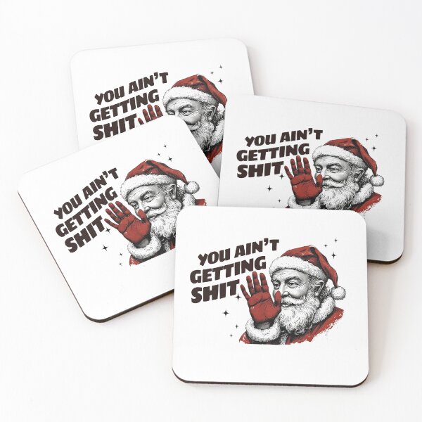 Item preview, Santa You Ain't Gettin Shit designed and sold by vintagearttee.