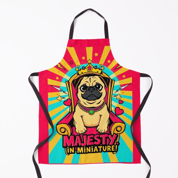 Item preview, Crowned Canine Pop Art Pug Design designed and sold by Cute-Cuddles.