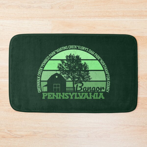 Item preview, Bangor Pennsylvania Sunset Retro Vintage Local Pride Logo designed and sold by CRHPOD20.
