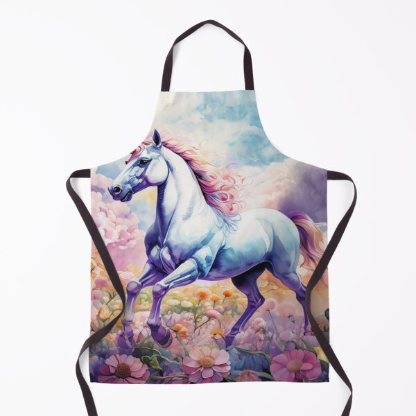 Item preview, Rainbow Unicorn in a Field of Flowers designed and sold by Collection de trésors .