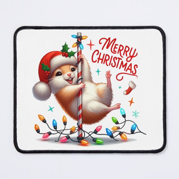 Item preview, Christmas Hamster designed and sold by maximinano100k.