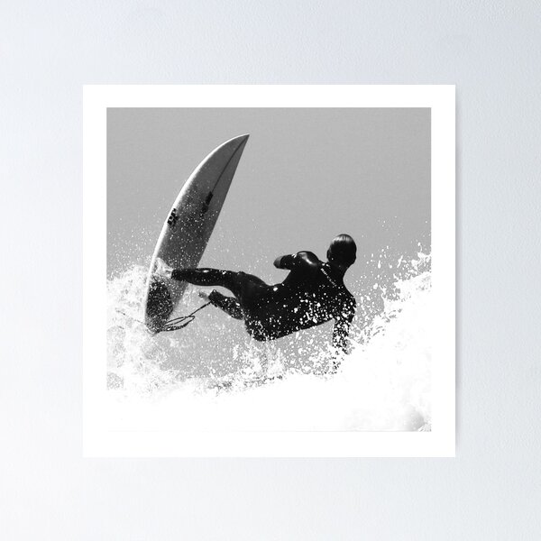 Artikel-Vorschau von Quadratisches Format Monochrom Surf 6, designt und verkauft von Aaron  Kinzer.