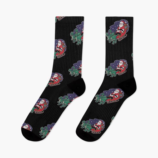 Item preview, Santa Claus and Dinosaurs designed and sold by Ambient Mind Design.