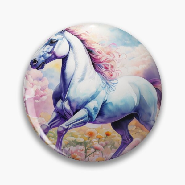 Item preview,  Regenbogen-Einhorn in einem Blumenfeld designed and sold by Collection de trésors .