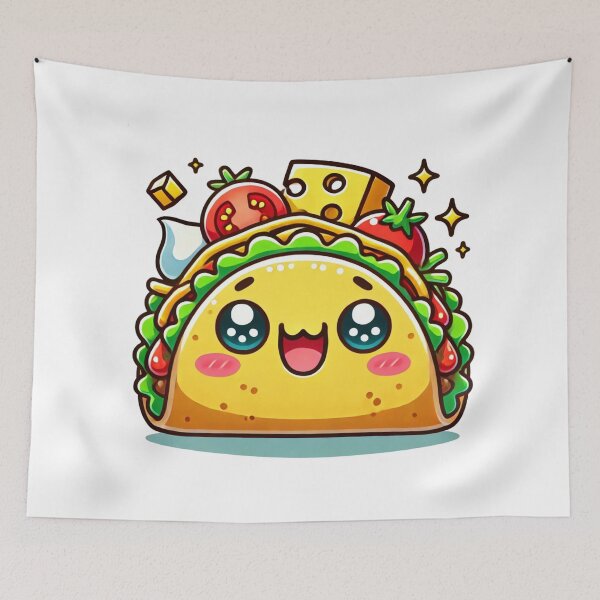 Item preview, Happy Taco Delight designed and sold by CanvasWhimsy.