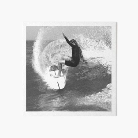 Artikel-Vorschau von Quadratisches Format Monochrom Surf 8, designt und verkauft von Aaron  Kinzer.