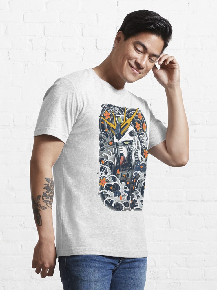 Alternate view of Nu Gundam Awesome Essential T-Shirt