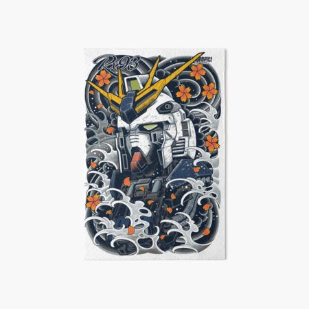Nu Gundam Awesome Art Board Print