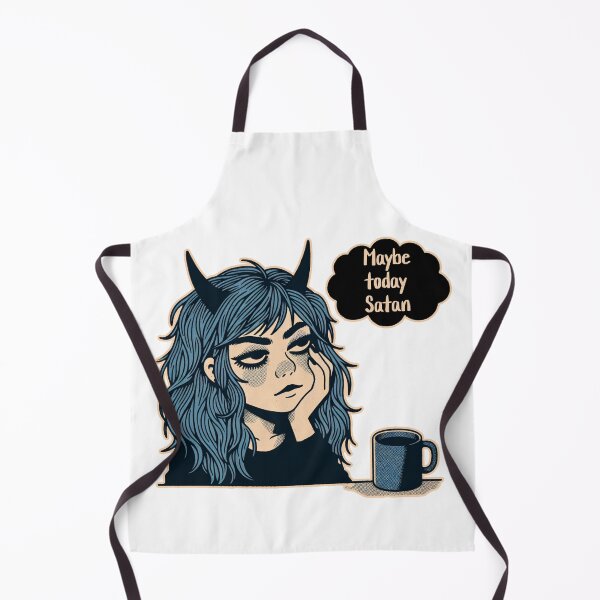 Item preview, Maybe Today Satan - When keeping the lid on your inner demon takes too much effort designed and sold by geetarv.